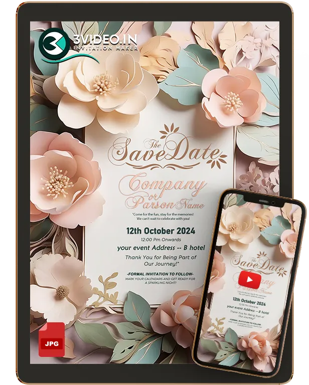 Elegant Multi-Purpose Invitation Card | Video & Image Invite