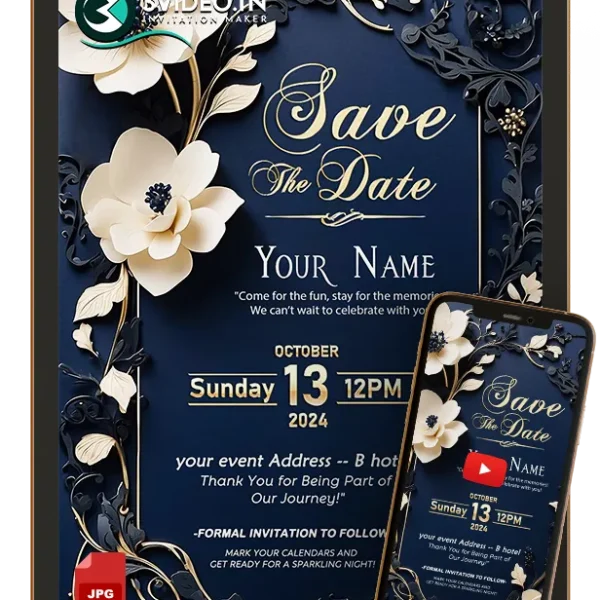 Modern Invitation Card Design | Video & Image Invite