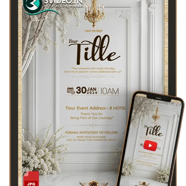 All-in-One Invitation Card | Video & Image Invite