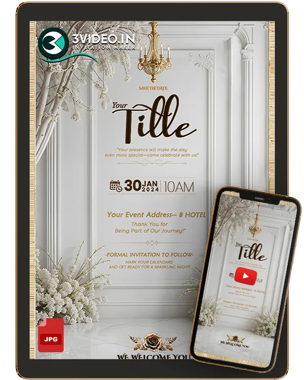 All-in-One Invitation Card | Video & Image Invite