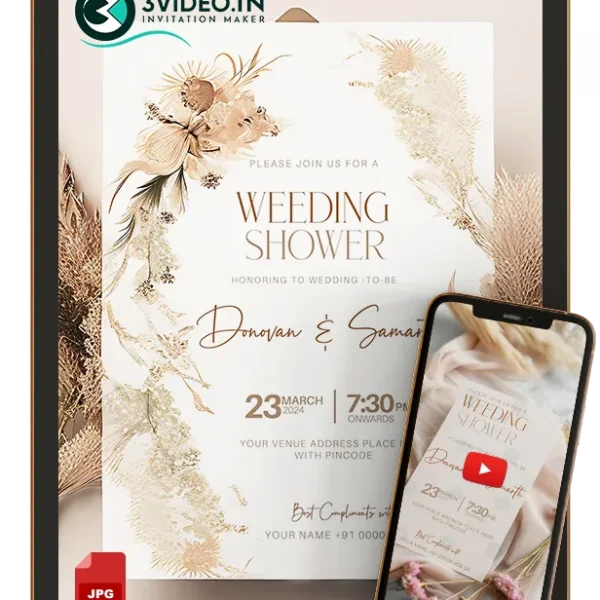 Creative Invitation Card Design | Video & Image Invite