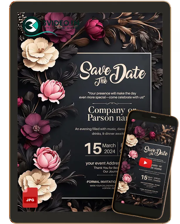 Customizable All-Event Invitation Card | Video & Image Invite