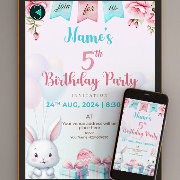 Easter Birthday Invitation | Card online