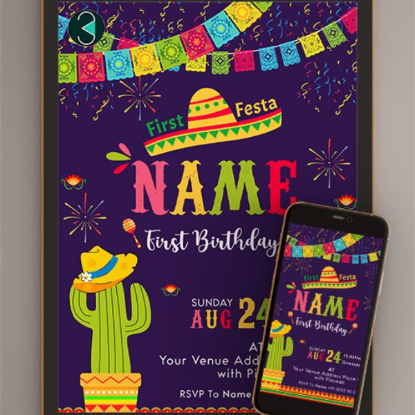 First Fiesta Invitations Card | Card online