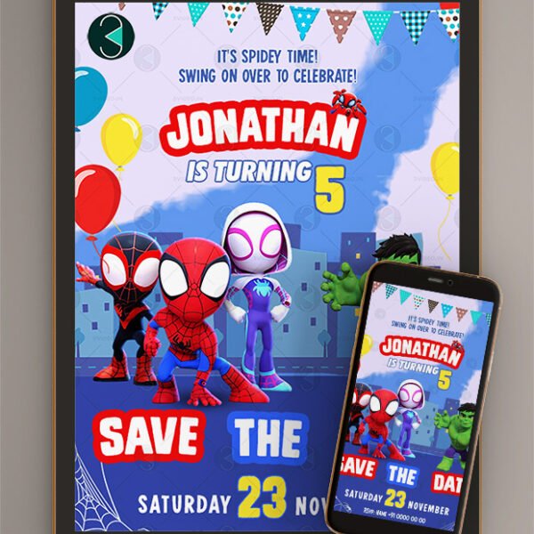 Spidey Birthday card | online