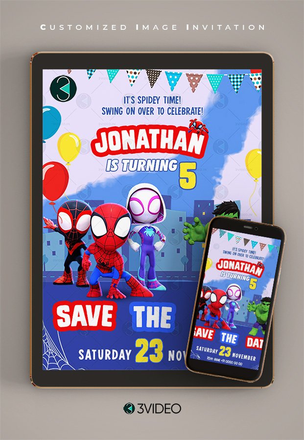 Spidey Birthday card | online