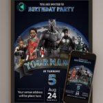 black panther invitations thumbnail