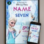 elsa birthday invitations