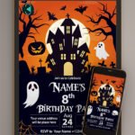 halloween birthday invitations invitation