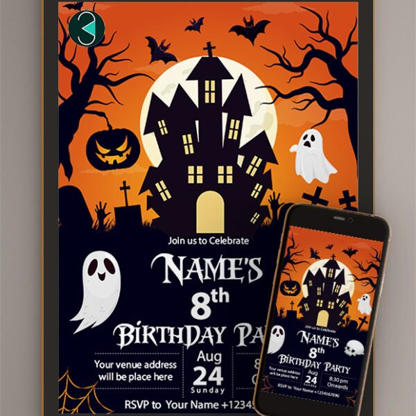 Halloween Birthday Invitations | Card online