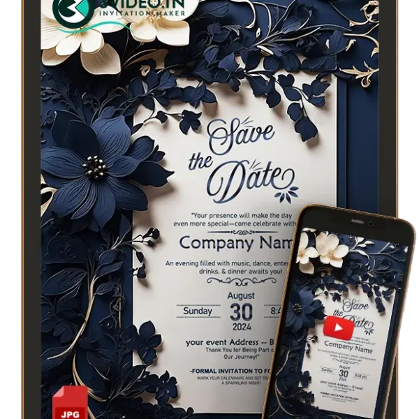 Editable Digital Invitation Card | Video & Image Invite