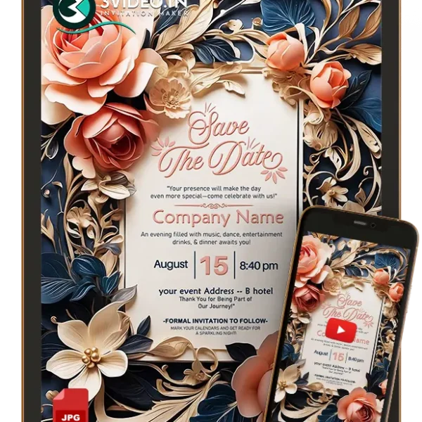 Multi-Purpose Invitation Card | Video & Image Invite