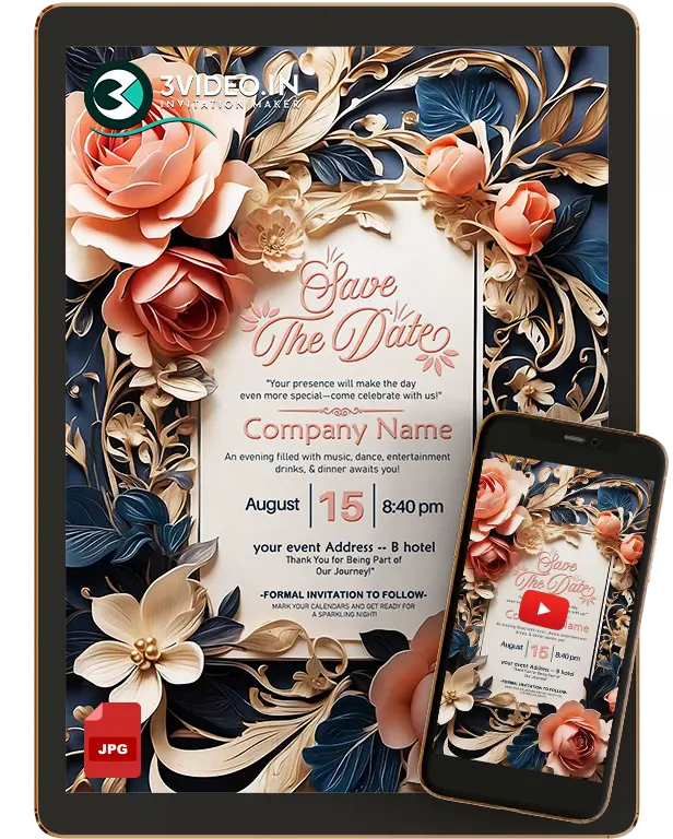 Multi-Purpose Invitation Card | Video & Image Invite