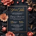 Editable Invitation Card for Celebrations preview