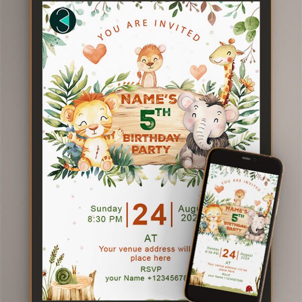 Woodland Birthday Invitations | Card online