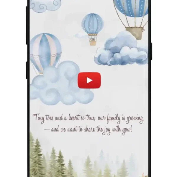 Baby Shower Invitation Video