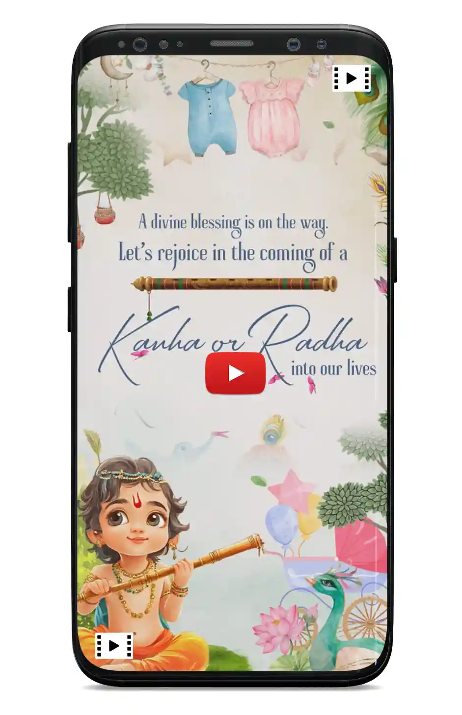 Baby Shower Invitation India