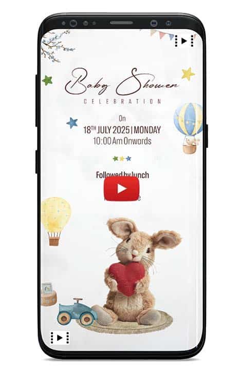 Baby Shower Invitation Video V2