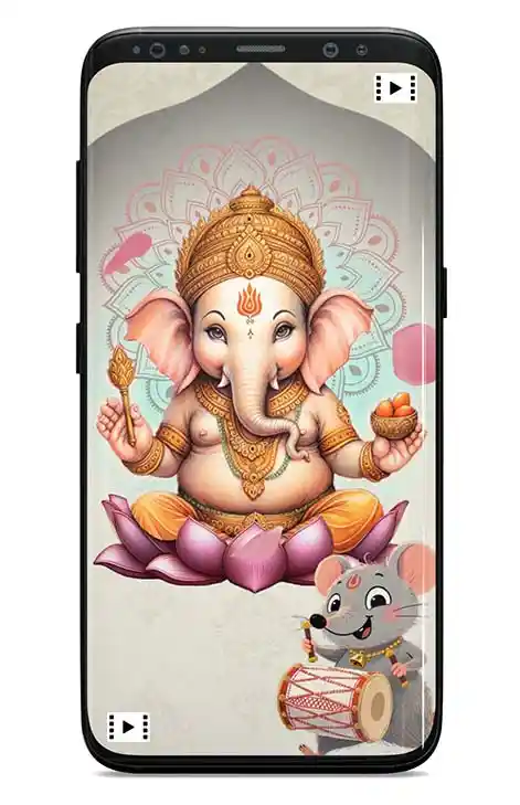 Ganpati Darshan Invitation Card Video