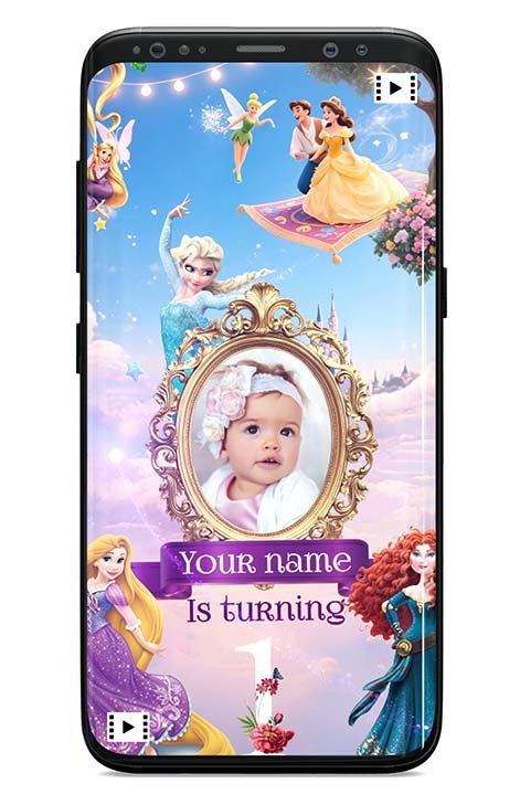 DisneyLand birthday Invitation video thumbnail