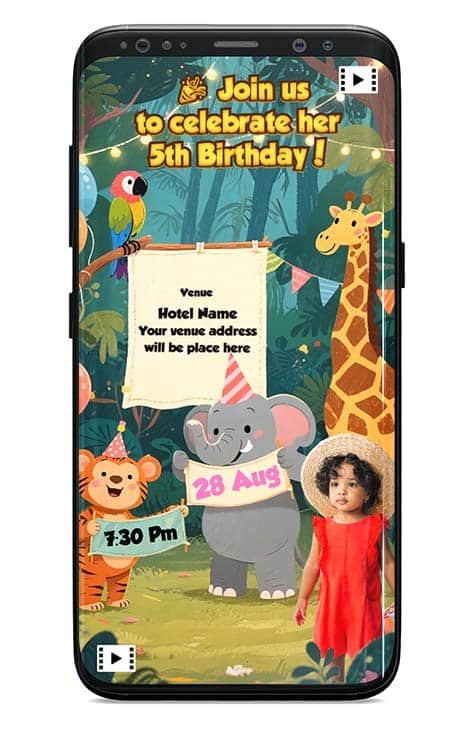 JungleBook Birthday Invitation thumbnail