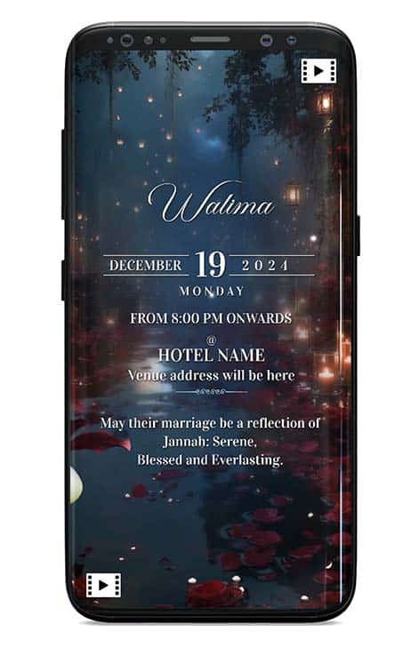 Muslim Wedding Invitation Video