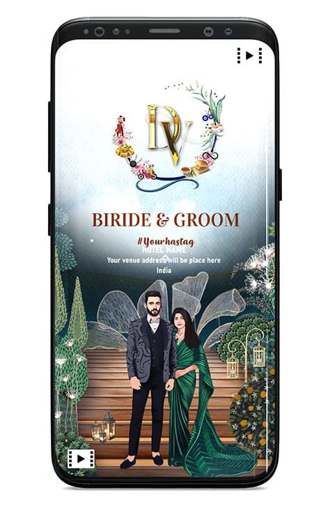 Wedding Invitation Video | Golden Rose