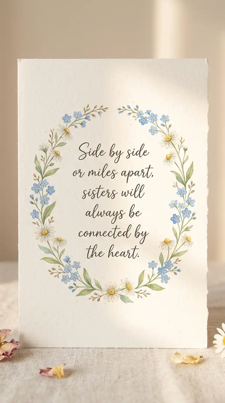 Sister greeting card
