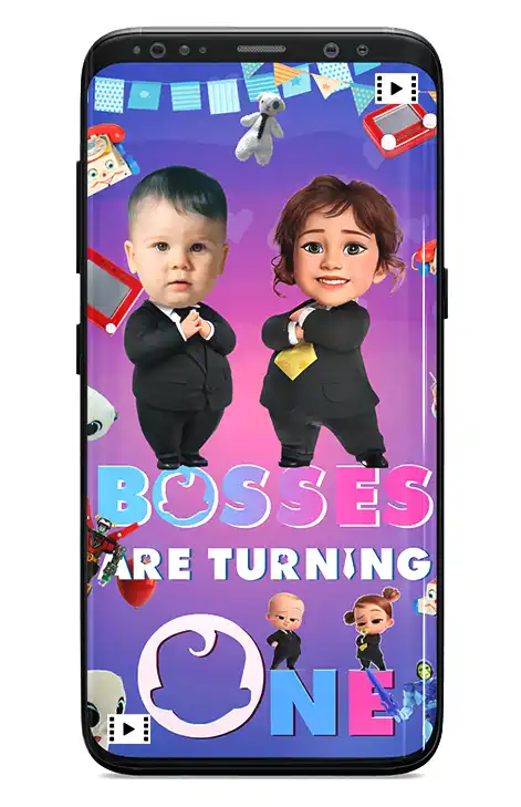 The boss baby twin birthday invitation video