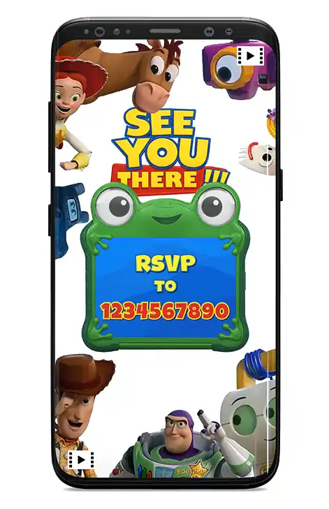 Toy Story Birthday Invitation Video